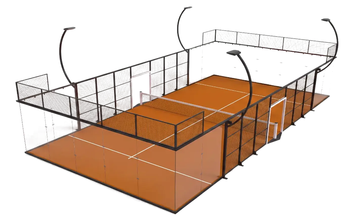 Terrain de padel Padel VX360 — coloris Terracotta